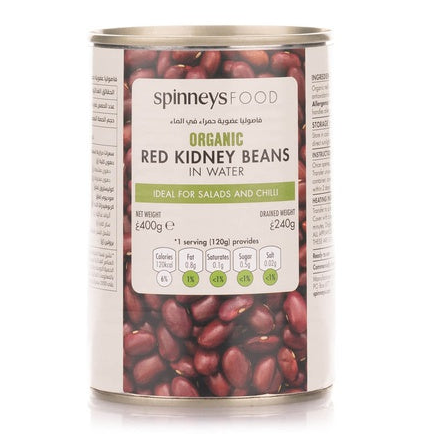 Organic Red Kidney Beans 400g