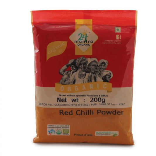 24 Mantra Organic Chili Powder 200g