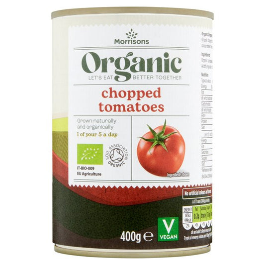 Morrisons Organic Chopped Tomatoes 400g