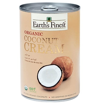 Earth's Finest Organic Coconut Cream 400ml